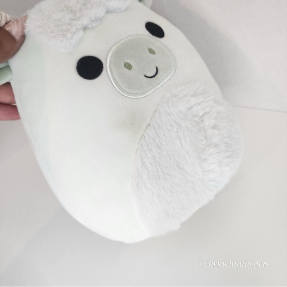 IVER 🐮 Mint Fuzzy Belly Highland Cow Original Squishmallows By Kellytoy NWT - Picture 9 of 10